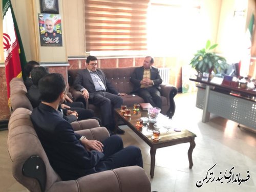 دیدار و گفتگو فرماندار با جناب آقای دکتر زارعی مدیرکل محترم پزشک قانونی استان