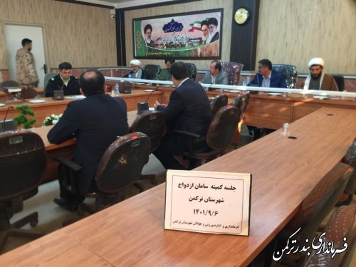 ششمین جلسه ستاد ساماندهی امور جوانان شهرستان ترکمن برگزار شد