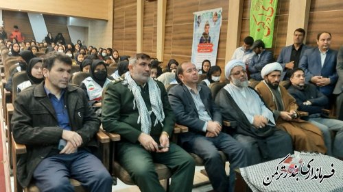 مراسم استقبال از پیکر مطهر شهید گمنام دفاع مقدس در شهرستان ترکمن برگزار شد