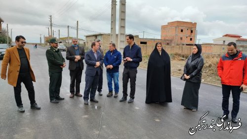 مراسم بهره‌برداری از آسفالت شهید شوشتری برگزار شد 