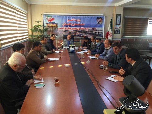 جلسه شورای مسکن شهرستان ترکمن برگزار شد