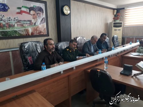 اولین جلسه مدیریت بحران شهرستان ترکمن برگزار شد.