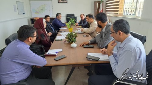 جلسه هماهنگی احداث مرکز بهداشت شهرستان ترکمن برگزار شد.