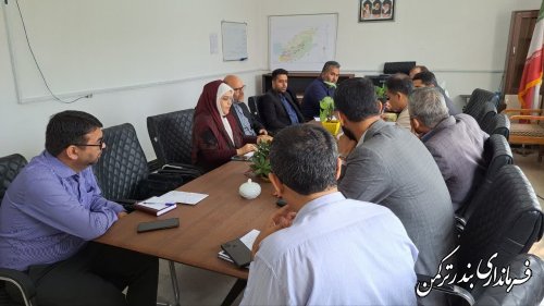 جلسه هماهنگی احداث مرکز بهداشت شهرستان ترکمن برگزار شد.