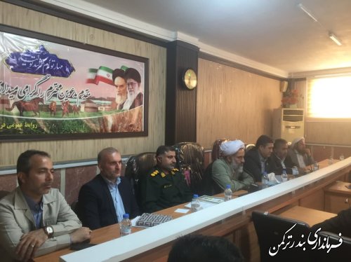 پنجمین جلسه شورای اداری شهرستان ترکمن برگزار شد