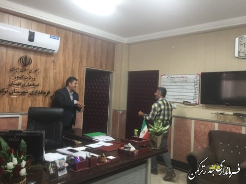 ملاقات مردمی فرماندار شهرستان ترکمن برگزار شد