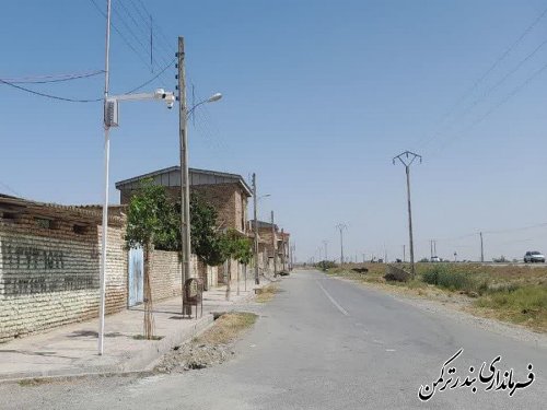 ۵ دوربین مداربسته در روستای صیدآباد نصب شد