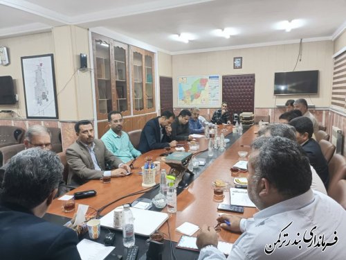 جلسه شورای ترافیک شهرستان ترکمن برگزار شد.