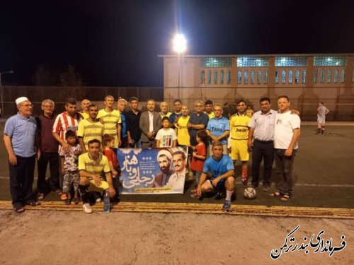 رقابت های مینی فوتبال جام شهدای اورکت حاجی بندرترکمن به پایان رسید