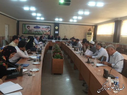 جلسه ستاد ساماندهی امور جوانان شهرستان ترکمن برگزار شد