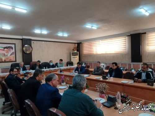 سومین جلسه پدافند غیر عامل شهرستان ترکمن برگزار شد
