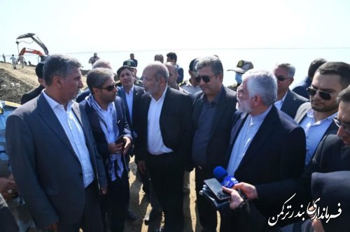 وزیر کشور از خلیج گرگان بازدید کرد
