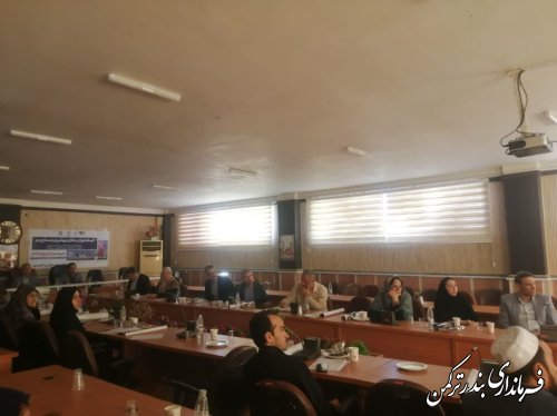 جلسه ستاد حمایت از خانواده و جوانی جمعیت شهرستان ترکمن برگزار شد