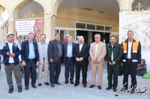 دیدار فرماندار بندرترکمن با نمایندگان جهاد اسلامی فلسطین و حماس در ایران