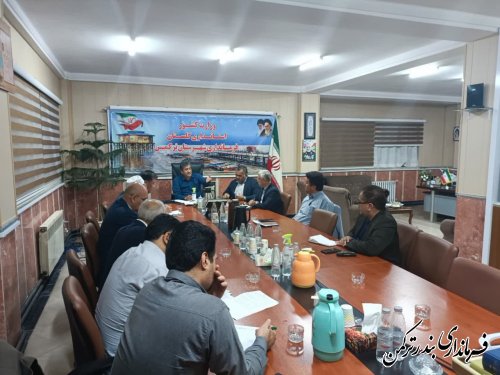 جلسه ستاد تنظیم بازار شهرستان ترکمن برگزار شد