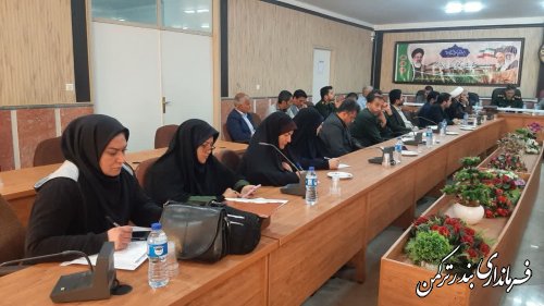 جلسه برنامه ریزی اجلاسیه شهدای زن اهل سنت در شهرستان ترکمن برگزار شد