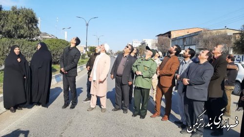 مراسم گرامیداشت دوازدهم بهمن در شهرستان ترکمن برگزار شد