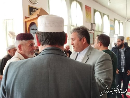 برگزاری کاروان خدمت در محل مسجد قبا شهرستان ترکمن