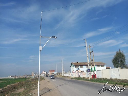 نصب ۶ دوربین مداربسته در روستای پنج پیکر بندرترکمن