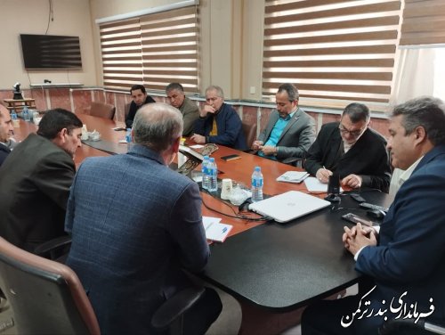 نشست اعضای هیات اجرایی و نظارت شهرستان ترکمن در راستای بررسی تبلیغات نامزدها