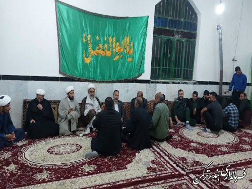 روستاییان خمبرآباد مشکلات خود را با امام جمعه و بخشدار بندرترکمن در میان گذاشتند