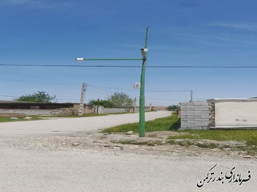 نصب ۳ دوربین مداربسته در روستای یموت بندرترکمن
