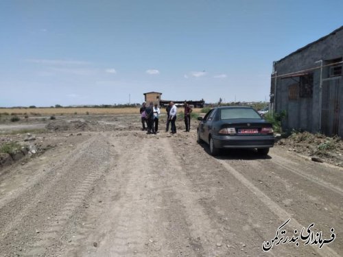 زیرسازی ۱۷۰۰ متر از معابر روستای یموت بندرترکمن